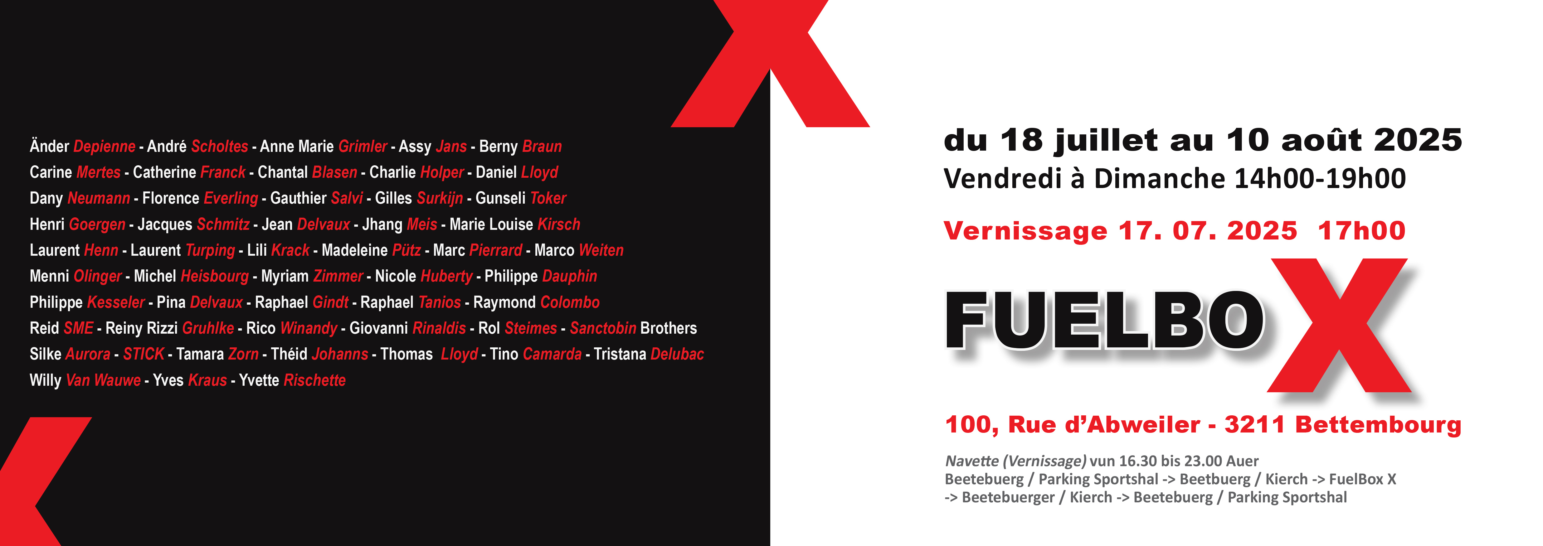 Upcoming Exhibitions 2025