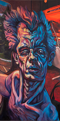Figurative, expressive and colorful painting mostly showing portraits, the human body and figure.