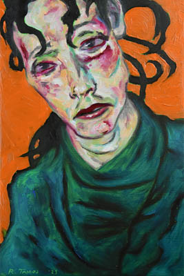 Figurative, expressive and colorful painting mostly showing portraits, the human body and figure.