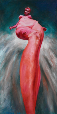 Figurative, expressive and colorful painting mostly showing portraits, the human body and figure.