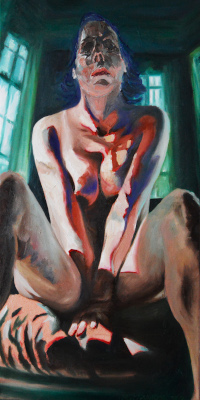 Figurative, expressive and colorful painting mostly showing portraits, the human body and figure.