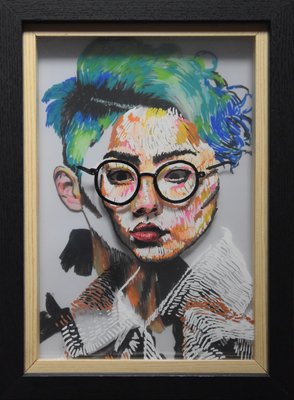 Figurative, expressive and colorful painting mostly showing portraits, the human body and figure.