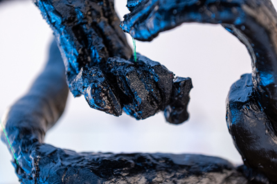 Figurative and expressive sculptures mostly showing portraits, the human body and figure.