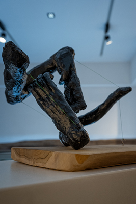 Figurative and expressive sculptures mostly showing portraits, the human body and figure.