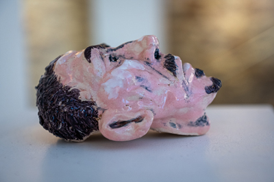 Figurative and expressive sculptures mostly showing portraits, the human body and figure.