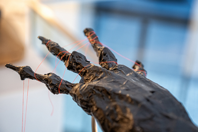 Figurative and expressive sculptures mostly showing portraits, the human body and figure.