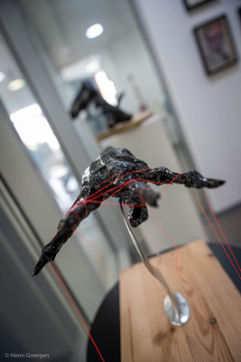 Figurative and expressive sculptures mostly showing portraits, the human body and figure.