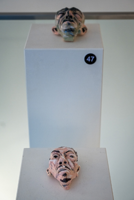 Figurative and expressive sculptures mostly showing portraits, the human body and figure.