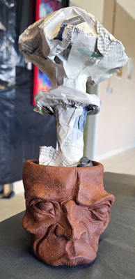 Figurative and expressive sculptures mostly showing portraits, the human body and figure.